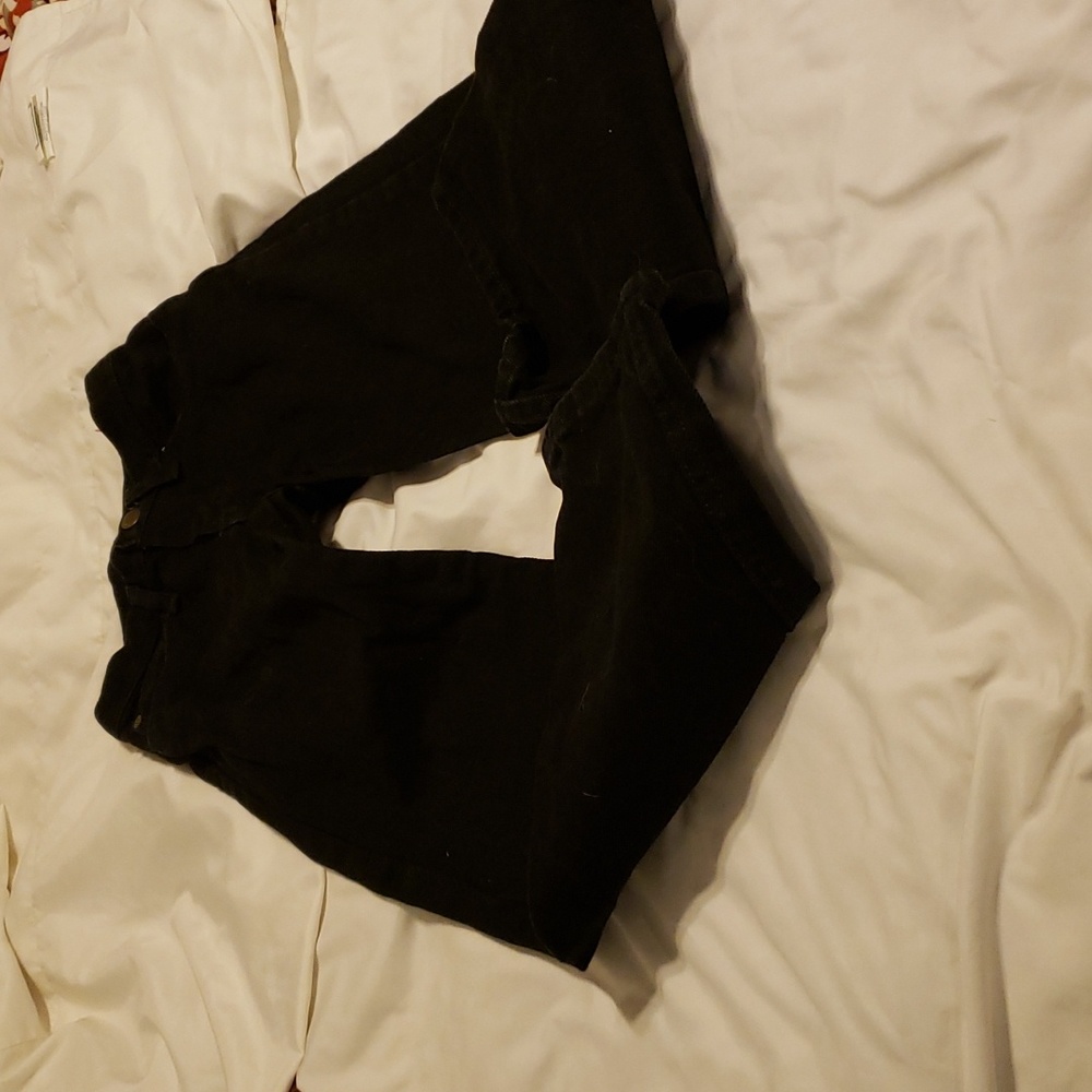 Wrangler 10 slim black denim jeans